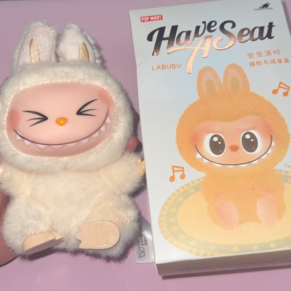 Labubu have a seat series mystery box